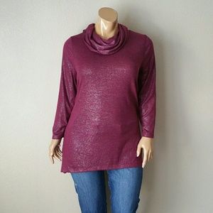 Catherines Red Cowl Neck Sweater